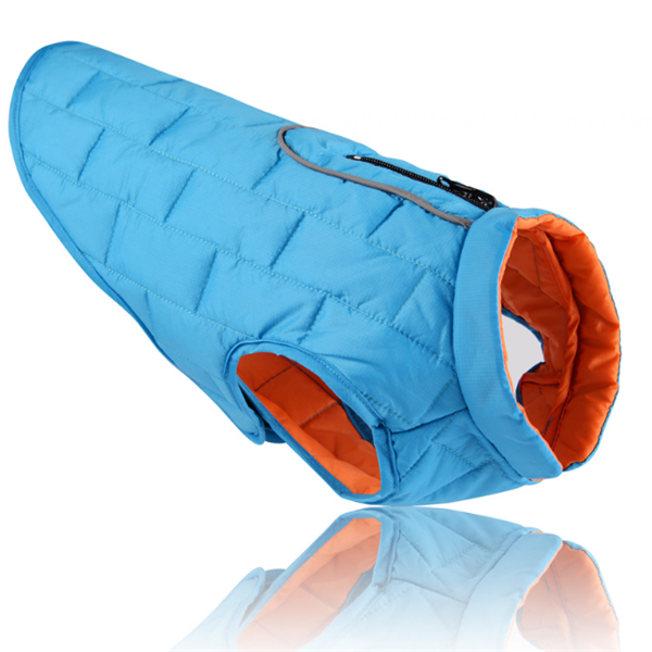 Zweifarbig karierte Hundekleidung